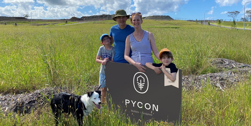 Joel and Emily along with their two boys recently completed their final forever dream home with Pycon